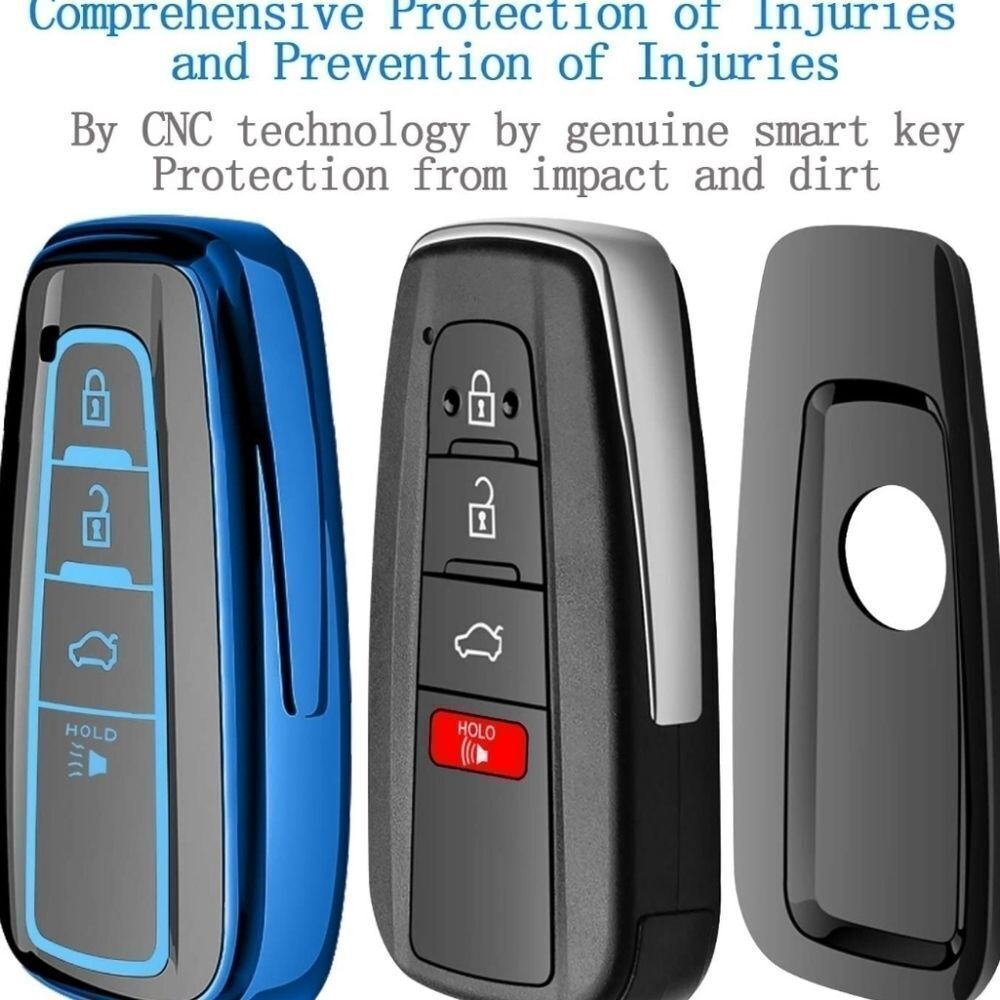 Toyota Key Fob Cover,Special Soft TPU Key Case Cover Protector Comp